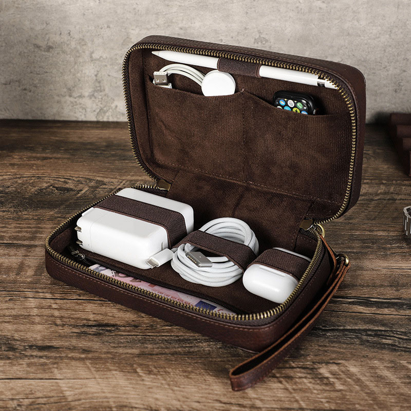 Tech Accessories Travel - حقيبة تنظيم تقنيات متعددة الجيوب من