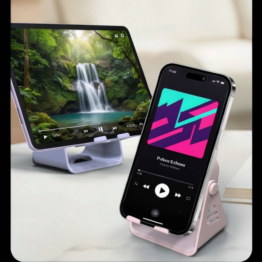 Tech Lighting Accessories - حامل هاتف مزود بقاعدة لسماعة بلوتوث
