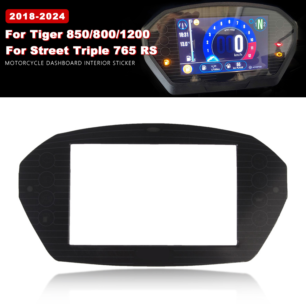 Trail Tech Vapor Accessories - ملصق لوحة عدادات دراجة نارية أسود