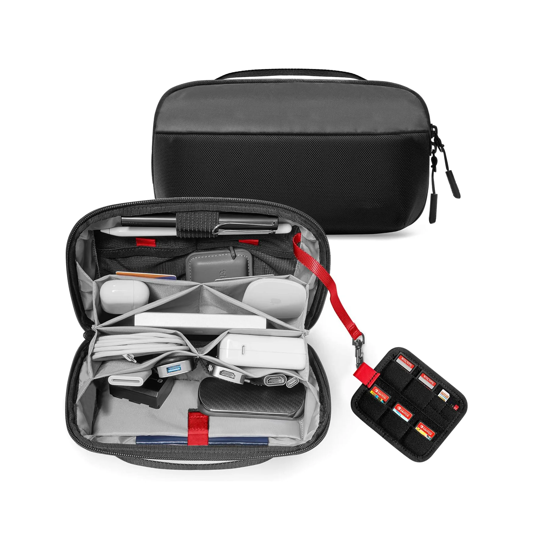 Tech Accessories Travel - حقيبة تنظيم أدوات السفر، حافظة إلكترونية