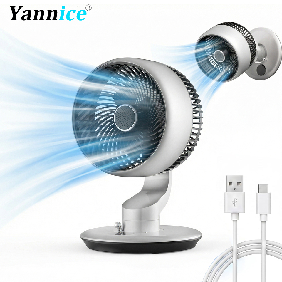 Usb Fan Silent - مروحة مكتبية USB بسعة 7800 مللي