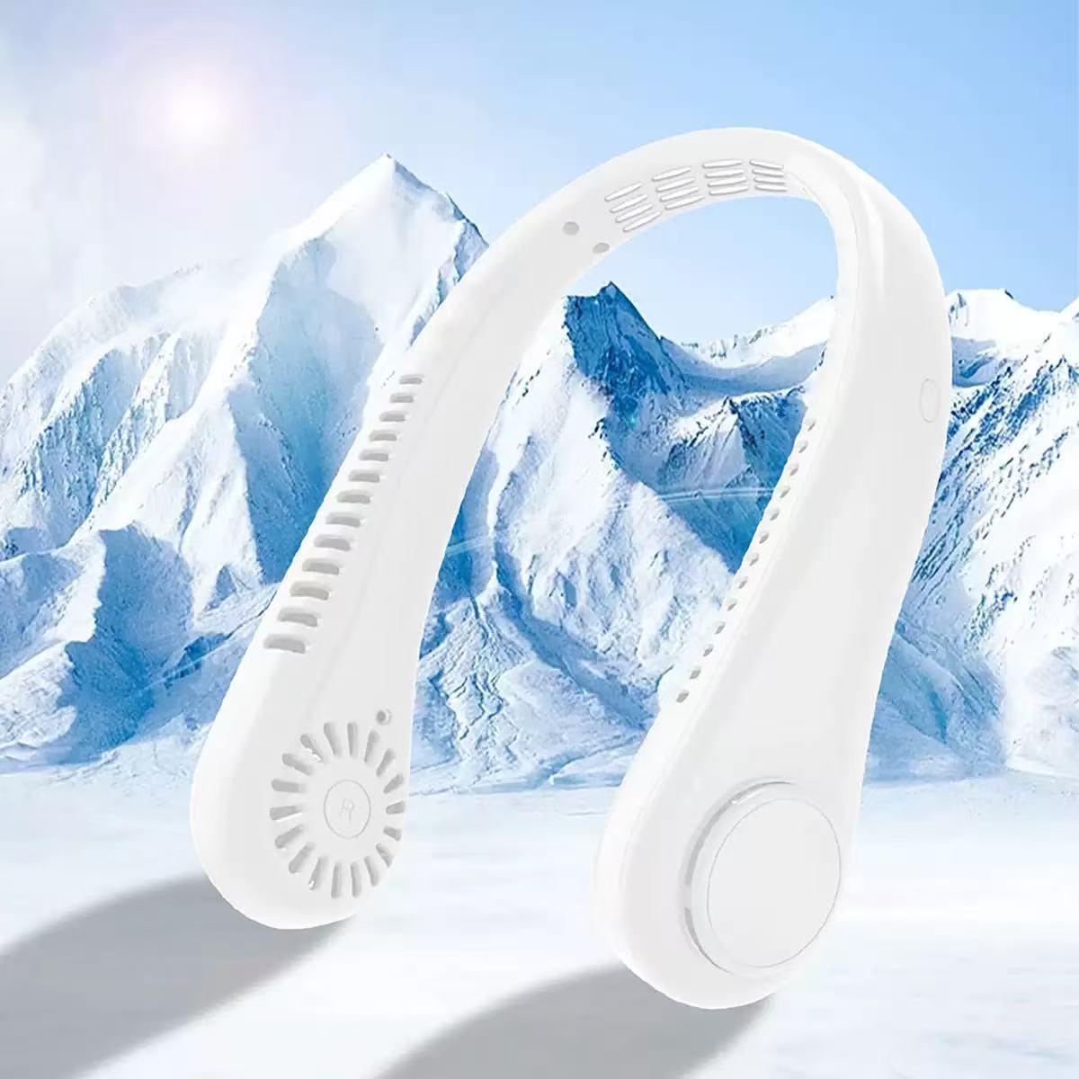 Usb Fan Silent - مروحة رقبة محمولة 2026 قابلة لإعادة