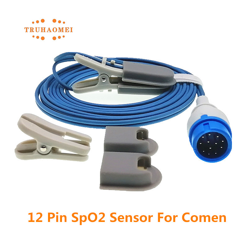 Vet Tech Accessories - مستشعر SpO2 قابل لإعادة الاستخدام للبالغين