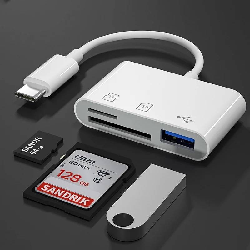 Type C Multiport Adapter - محول متعدد المنافذ 3 في 1