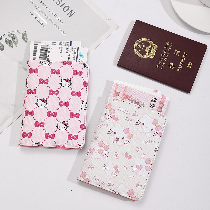 Tech Accessories Travel - غطاء جواز سفر نسائي من Hello