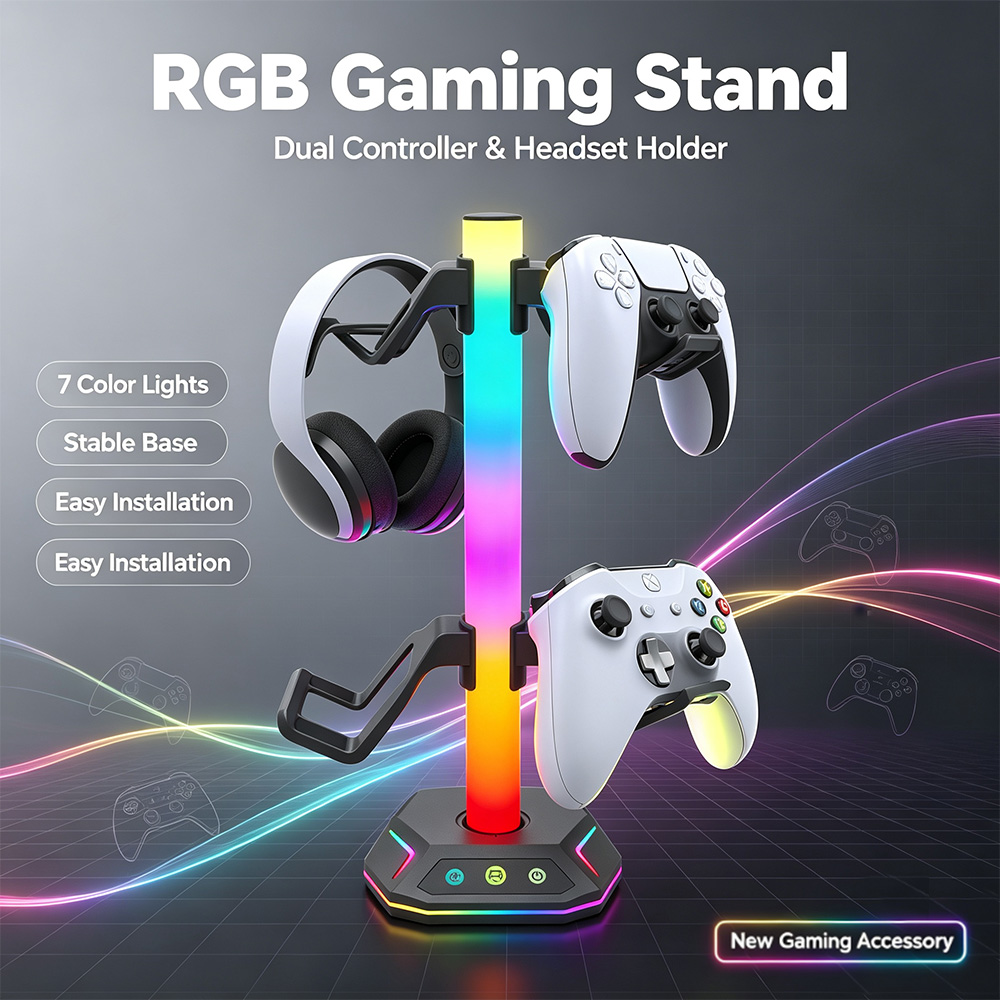 ل Playstation5 تحكم حامل سماعة - مراجعة Tech Desktop Accessories وسعره