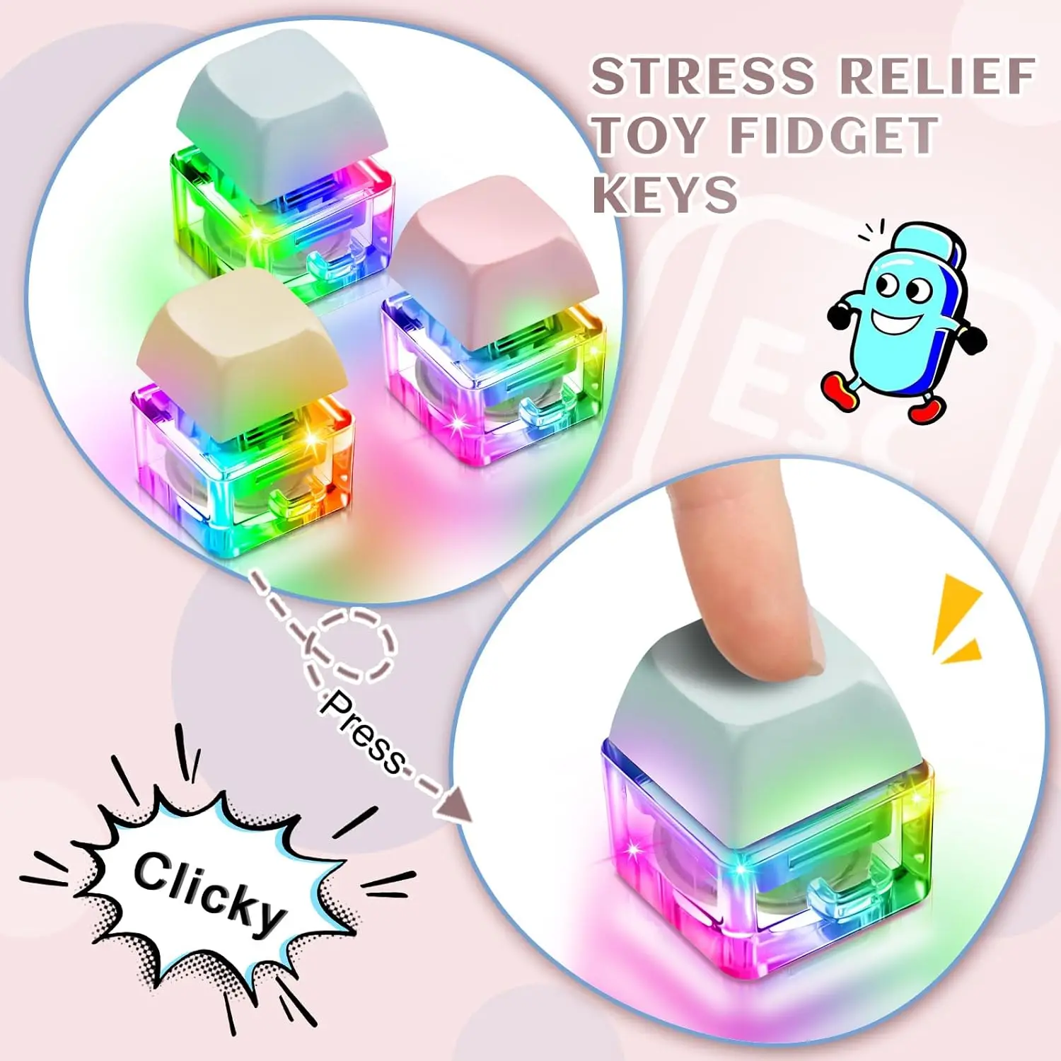 LED لوحة المفاتيح مفتاح سلسلة  - مراجعة Tech Guy Accessories وسعره