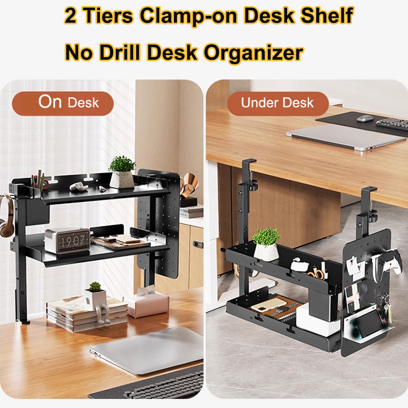 وحدة رفوف ذات طبقتين مقاس 14 ب - مراجعة Tech Desktop Accessories وسعره