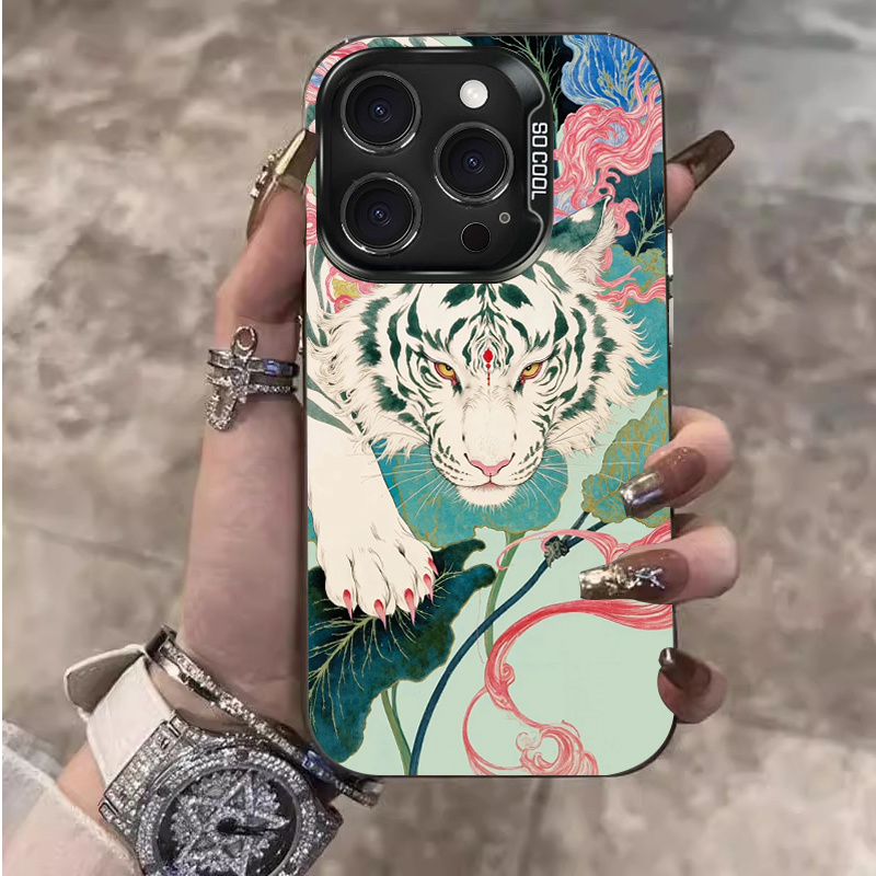 غطاء هاتف بنمط النمر الفني الأ - مراجعة Tech Accessories Apple وسعره