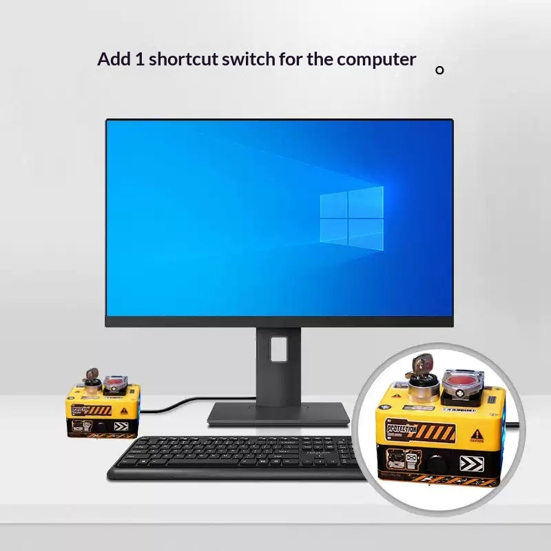زر تشغيل خارجي للكمبيوتر بتصمي - مراجعة Tech Desktop Accessories وسعره