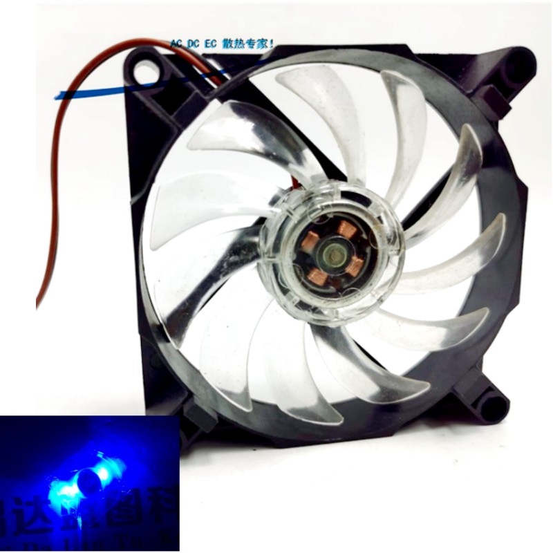 مروحة LED زرقاء صامتة مع موصل  - مراجعة Usb Fan Silent وسعره