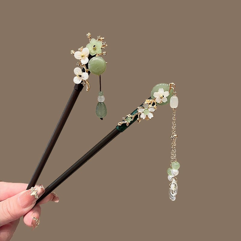 دبوس شعر خشبي عتيق للنساء عصا  - مراجعة Tech Hair Accessories وسعره