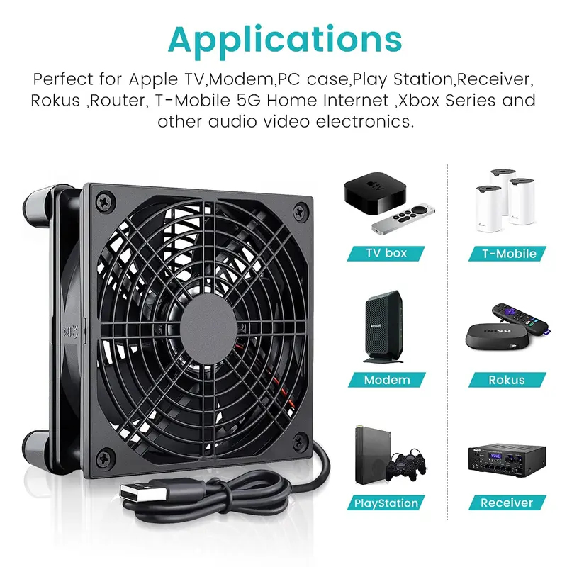 مروحة تبريد للكمبيوتر تعمل بـU - مراجعة Usb Fan Silent وسعره