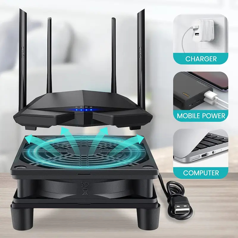 مروحة تبريد للكمبيوتر تعمل بـU - مراجعة Usb Fan Silent وسعره