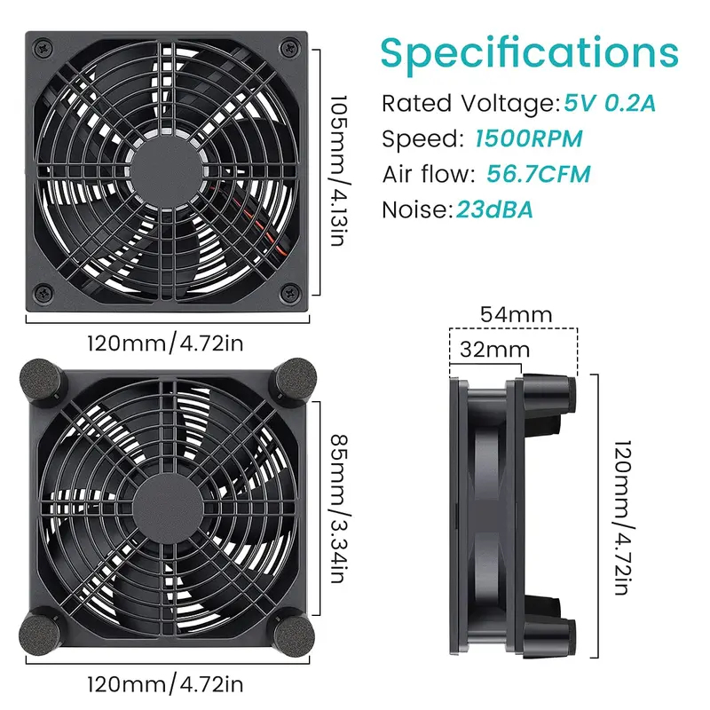مروحة تبريد للكمبيوتر تعمل بـU - مراجعة Usb Fan Silent وسعره