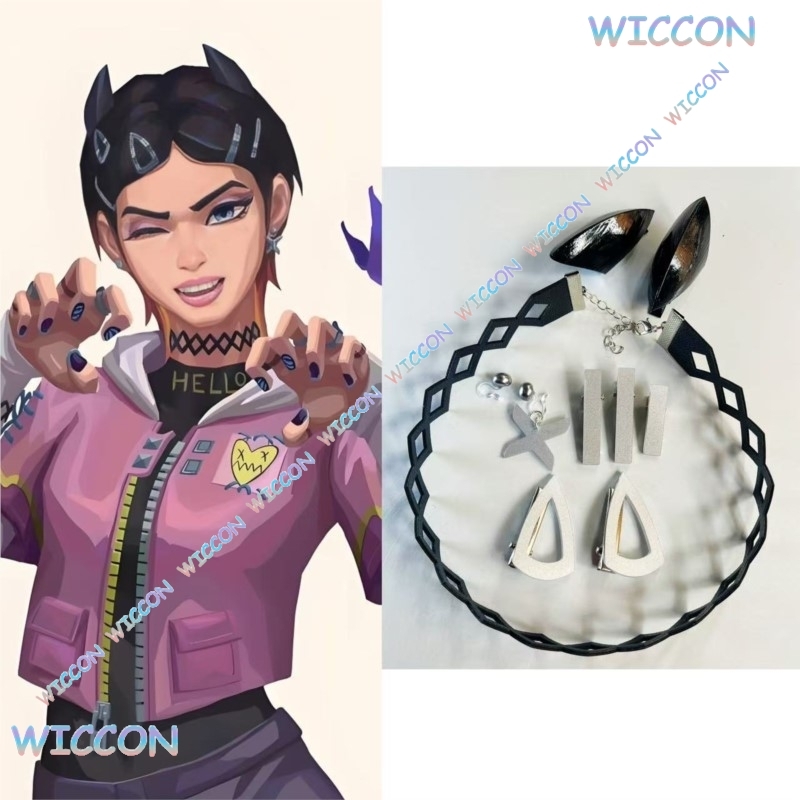 Valorant القرنفل كليب طوق الفر - مراجعة Tech Hair Accessories وسعره