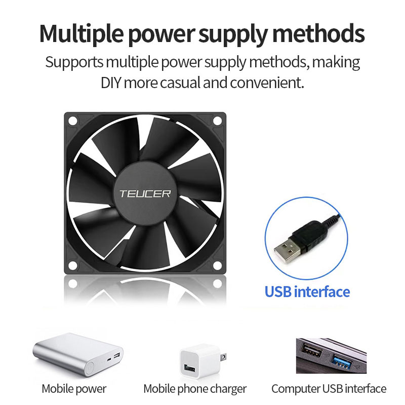 مروحة تبريد USB من Teucer مقاس - مراجعة Usb Fan Silent وسعره
